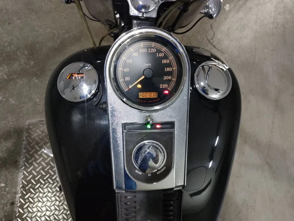 Harley-Davidson FLSTF1580 2007, чёрный, фото 5