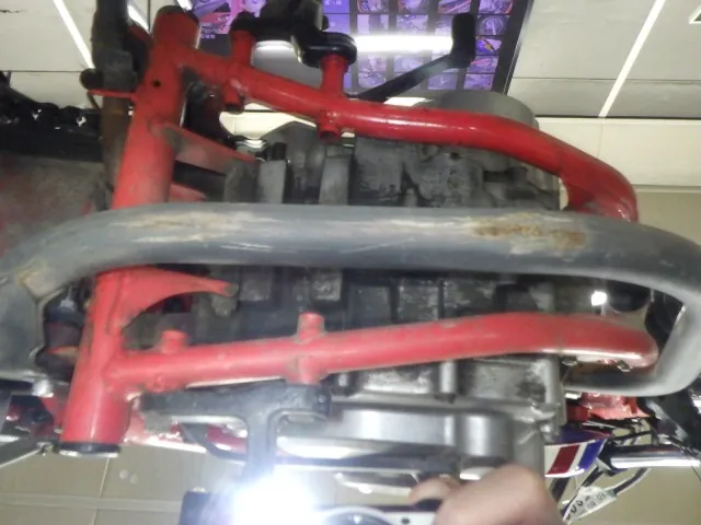 Honda FTR223 MC34, white | red | blue, фото 7