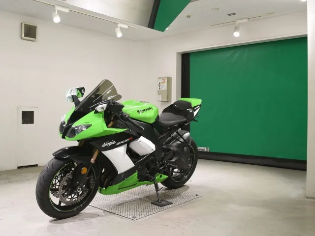 Kawasaki ZX-10R 2015, white | green, фото 4