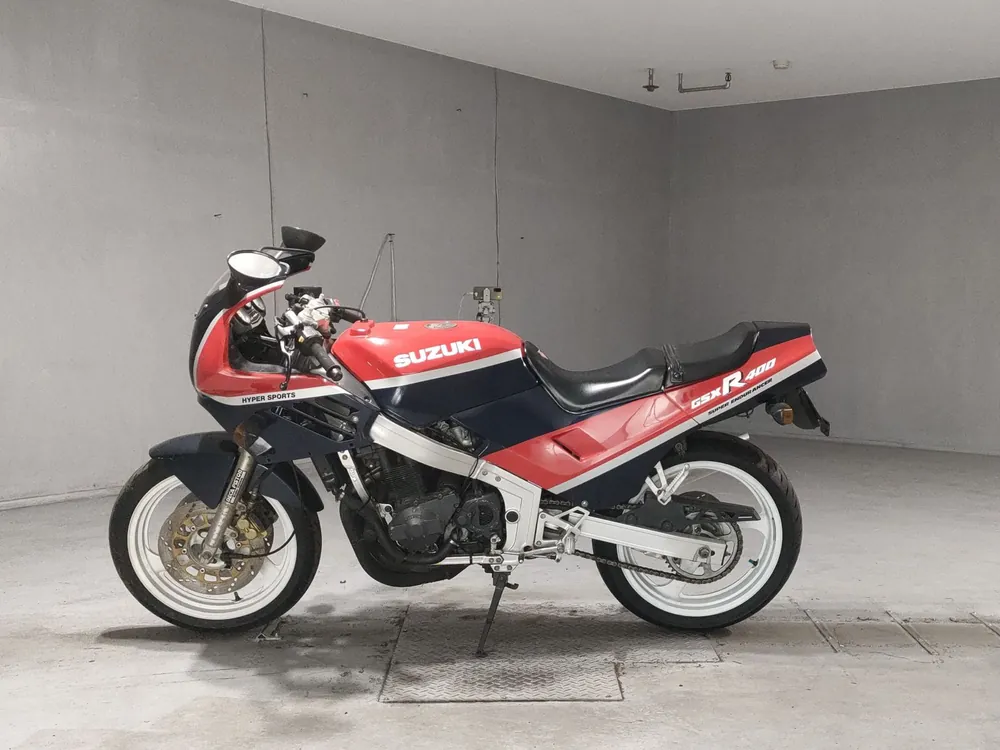 Suzuki GSX-R400 1987, красный, синий, фото 2