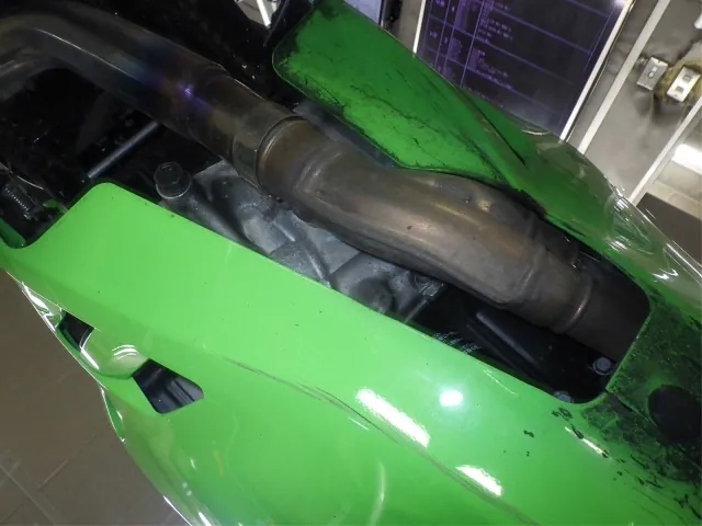 Kawasaki Ninja 400R 2012, black | green, фото 7