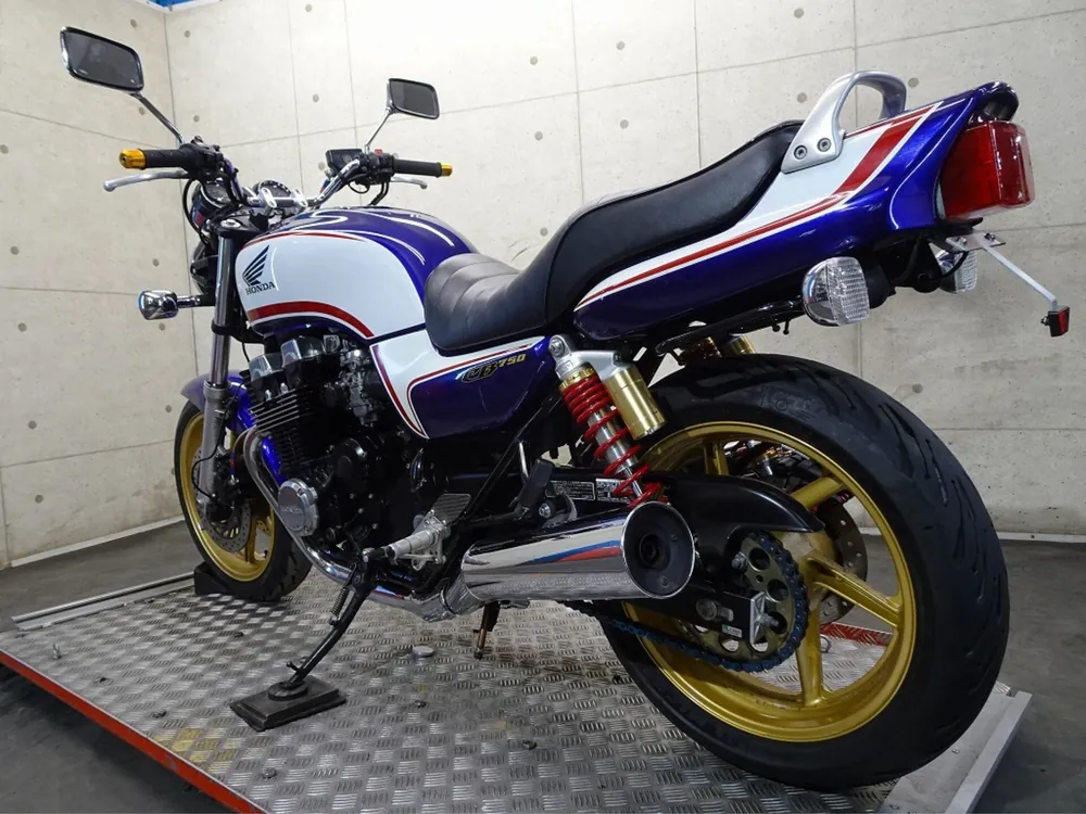 Honda CB750 2005, white / blue, фото 9