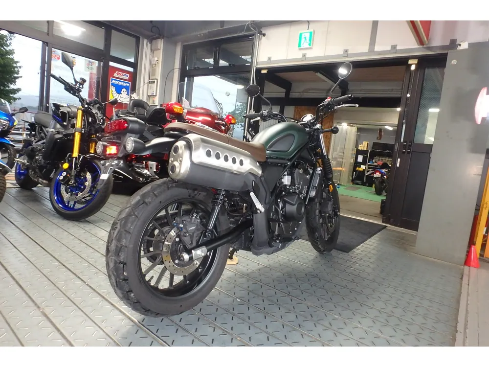 Honda CL500 2023, зелёный, фото 7