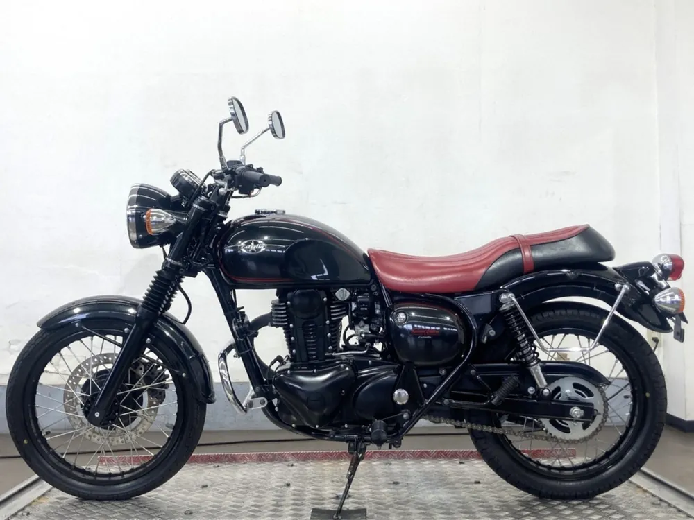 Kawasaki Estrella, чёрный, фото 2