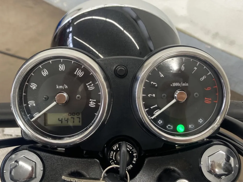 Kawasaki Estrella, чёрный, фото 3