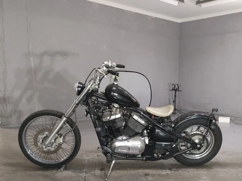 Kawasaki Vulcan 400 Classic 1995, чёрный, фото 2