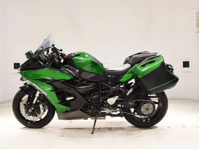 Kawasaki Ninja H2 SX, зелёный, фото 2