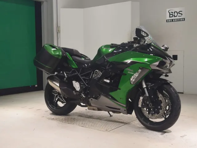 Kawasaki Ninja H2 SX, зелёный, фото 3