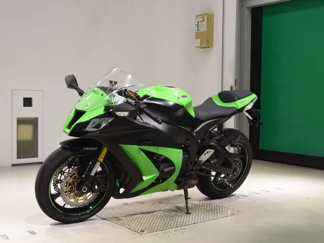 Kawasaki ZX-10R 2013, зелёный, фото 4