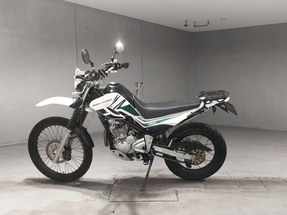 Yamaha Serow 250, white/green, фото 2