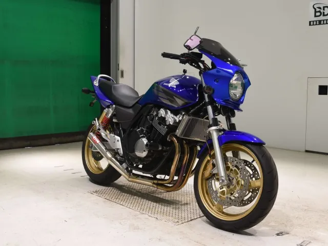 Honda CB400N 2007, синий, фото 3