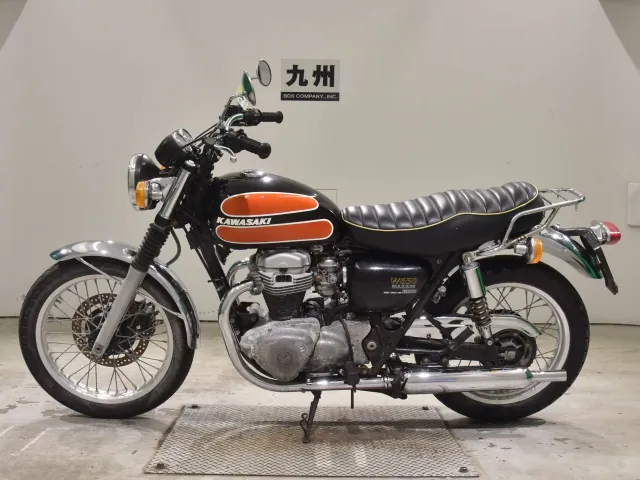 Kawasaki W650 2002, black | orange, фото 2