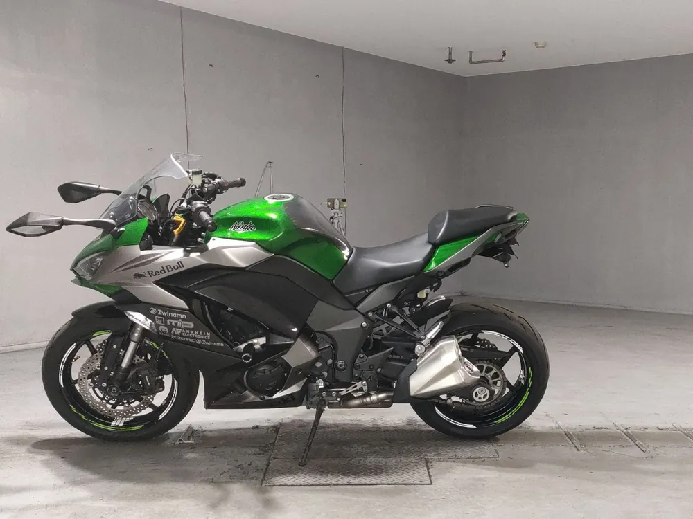 Kawasaki Ninja1000A 2019, серый, зелёный, фото 2