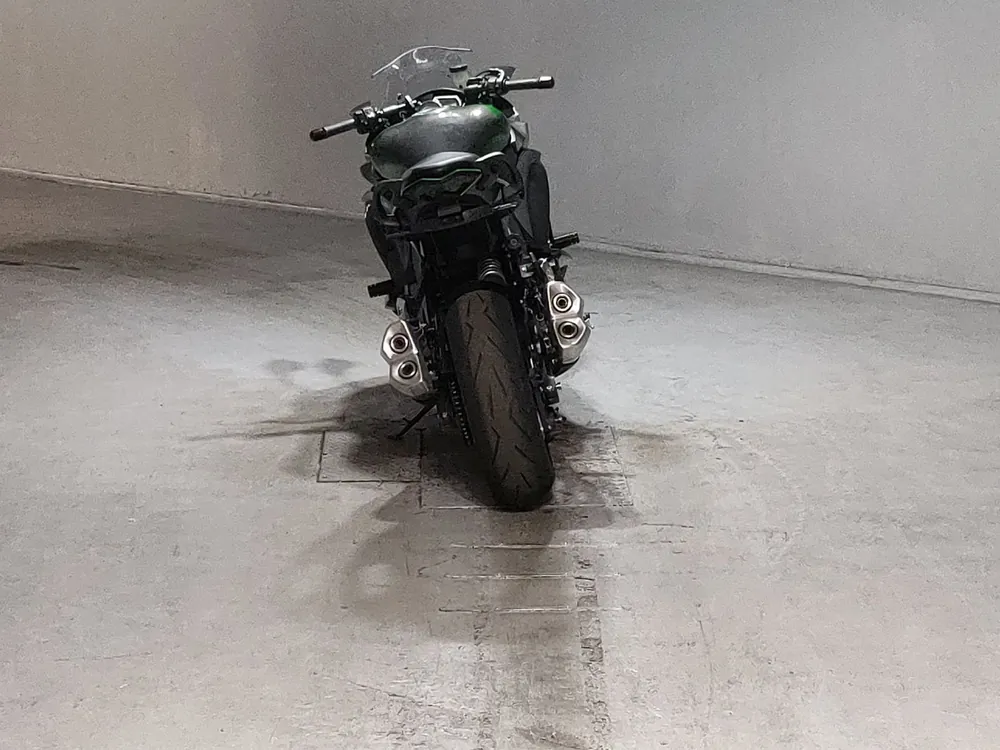 Kawasaki Ninja1000A 2019, серый, зелёный, фото 4