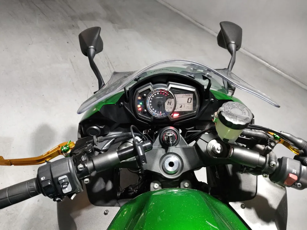 Kawasaki Ninja1000A 2019, серый, зелёный, фото 5
