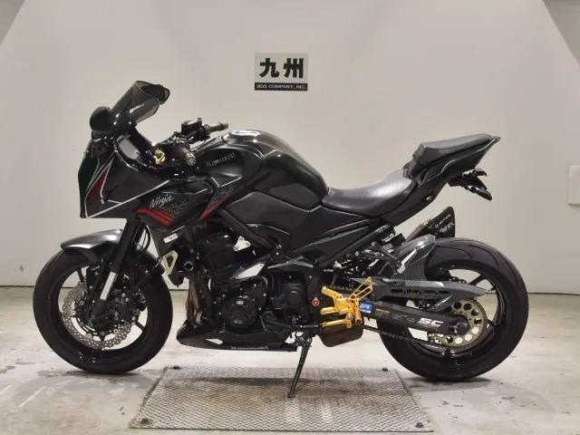 Kawasaki Z900-2, matt black, фото 2