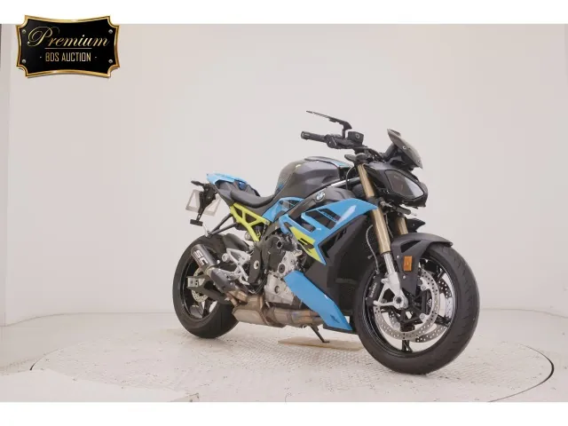BMW S1000R 2025, чёрный, синий, фото 3
