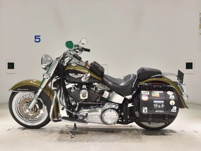 Harley-Davidson FLSTN1580 2007, black | green, фото 2