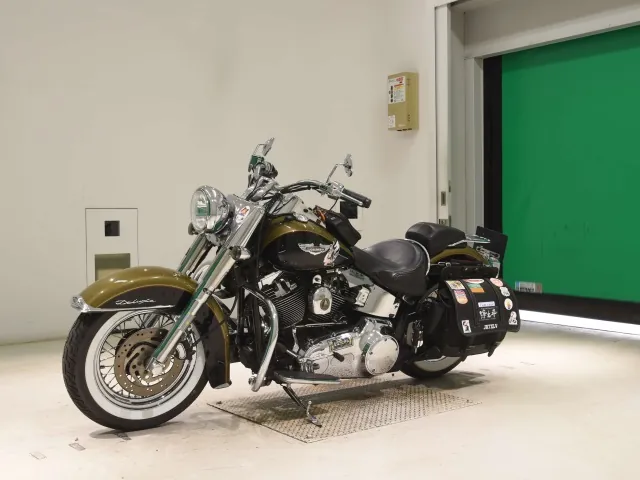Harley-Davidson FLSTN1580 2007, black | green, фото 4