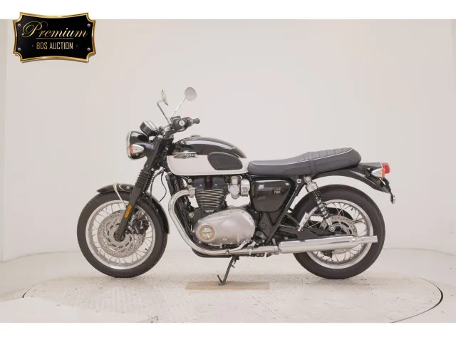 Triumph Bonneville T120 2025, white | black, фото 2