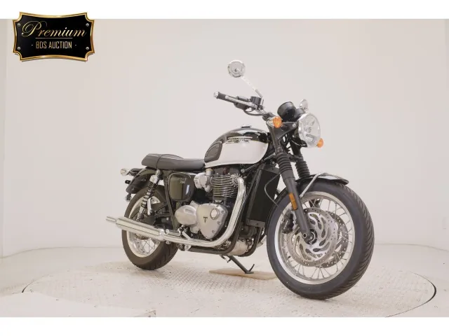 Triumph Bonneville T120 2025, white | black, фото 3