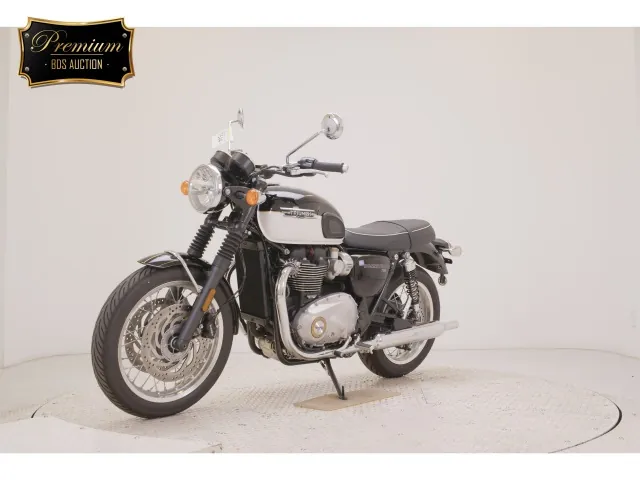 Triumph Bonneville T120 2025, white | black, фото 4