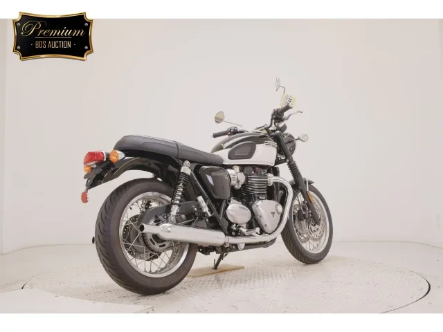 Triumph Bonneville T120 2025, white | black, фото 5