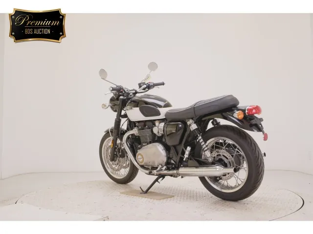 Triumph Bonneville T120 2025, white | black, фото 6