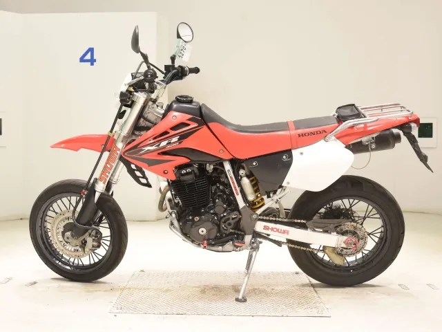 Honda XR400 MOTARD 2006, красный, чёрный, фото 2