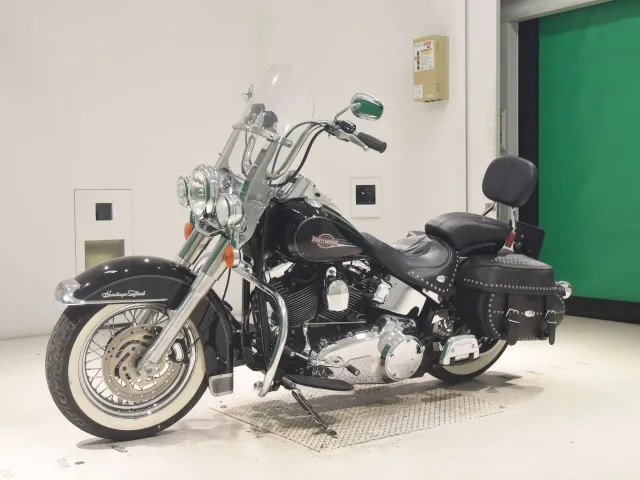 Harley-Davidson FLSTC1580 2008, чёрный, фото 4