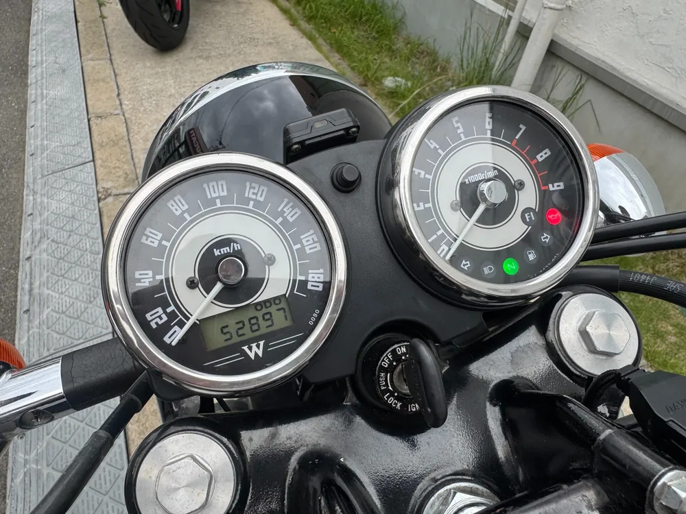 Kawasaki W800 2013, чёрный, фото 5