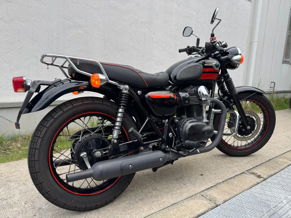 Kawasaki W800 2013, чёрный, фото 6