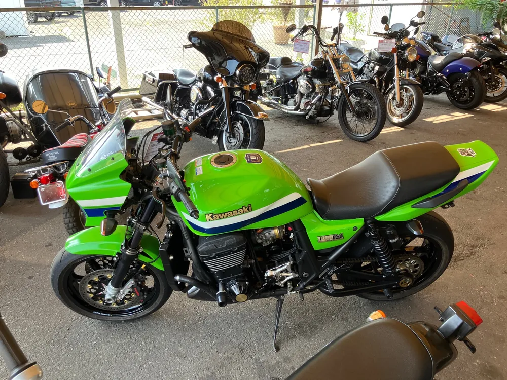 Kawasaki ZRX1200DAEG 2009, зелёный, фото 3