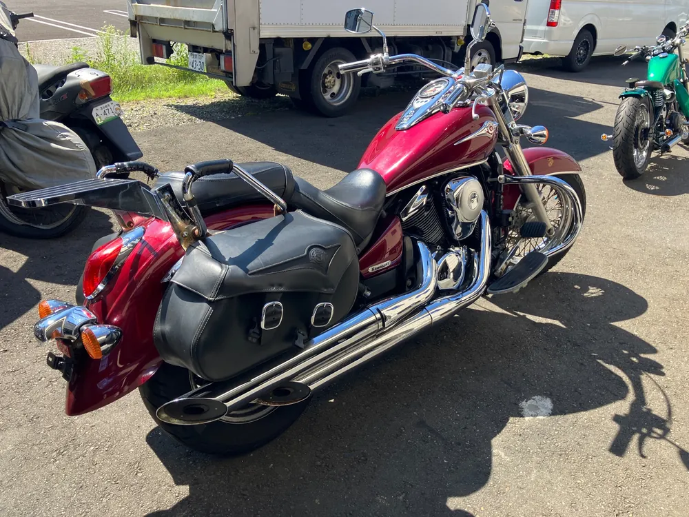 Kawasaki Vulcan 900 2010, w red, фото 2