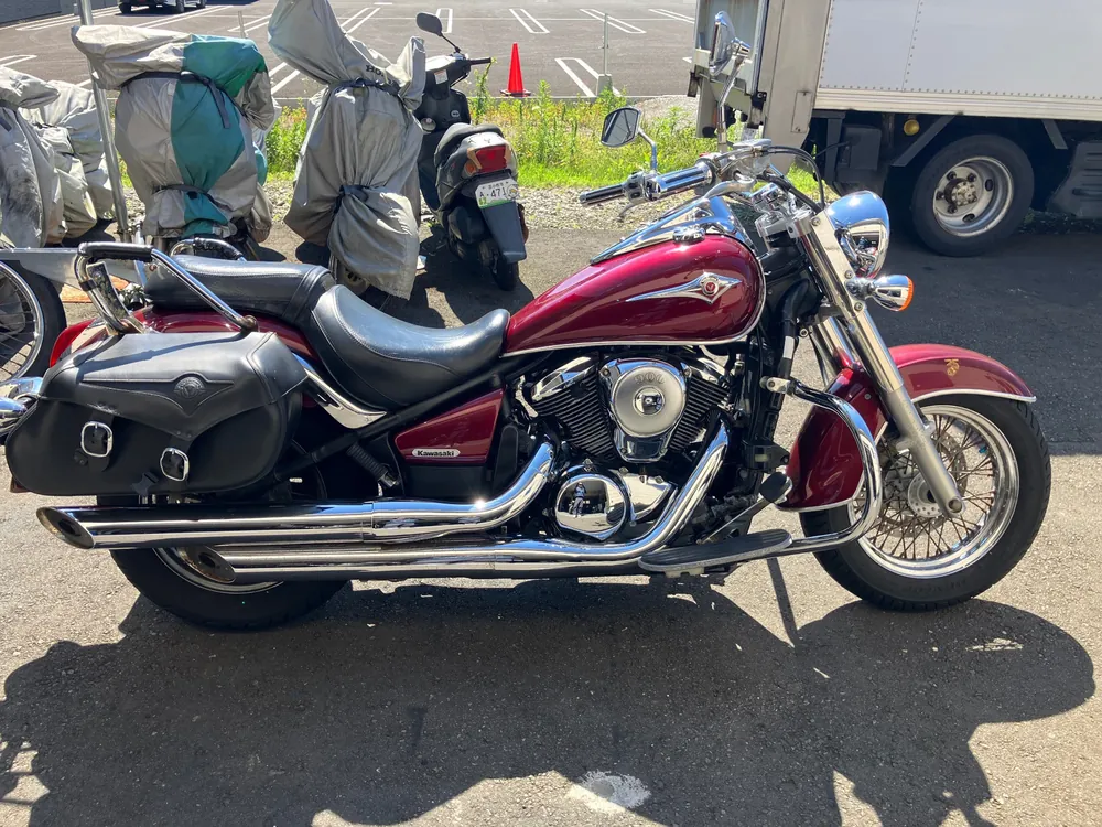 Kawasaki Vulcan 900 2010, w red, фото 5