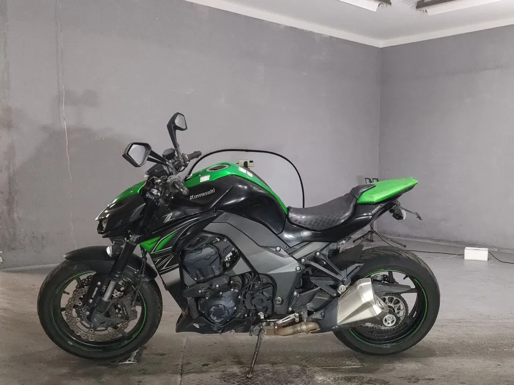 Kawasaki Ninja1000A 2017, чёрный, зелёный, фото 2