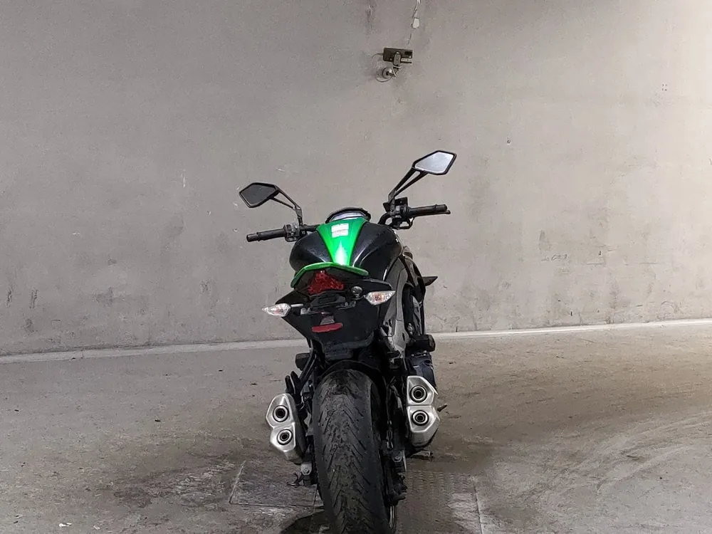 Kawasaki Ninja1000A 2017, чёрный, зелёный, фото 4