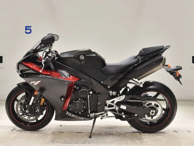 Yamaha YZF-R1 2010, красный, чёрный, фото 2