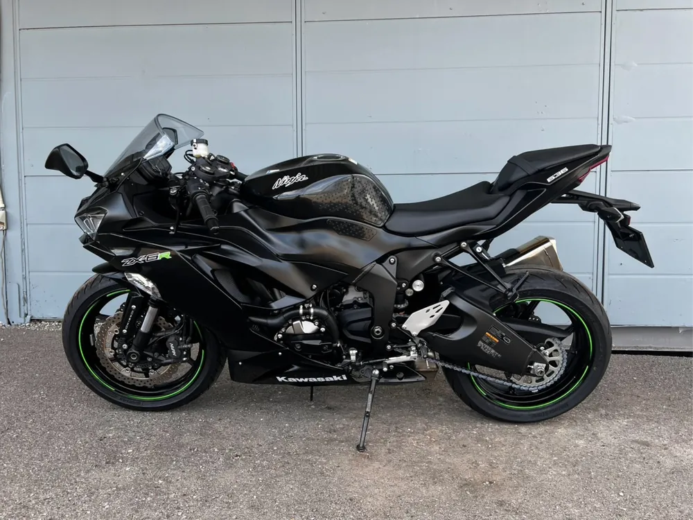 Kawasaki Zx-6Ra 2019, чёрный, фото 5