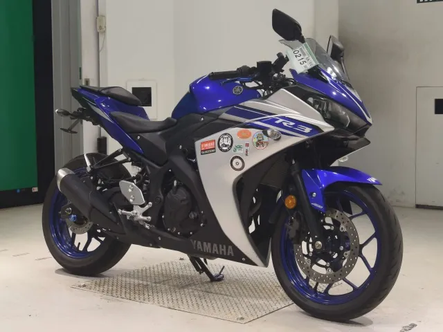 Yamaha YZF-R3 2017, navy blue | silver, фото 3