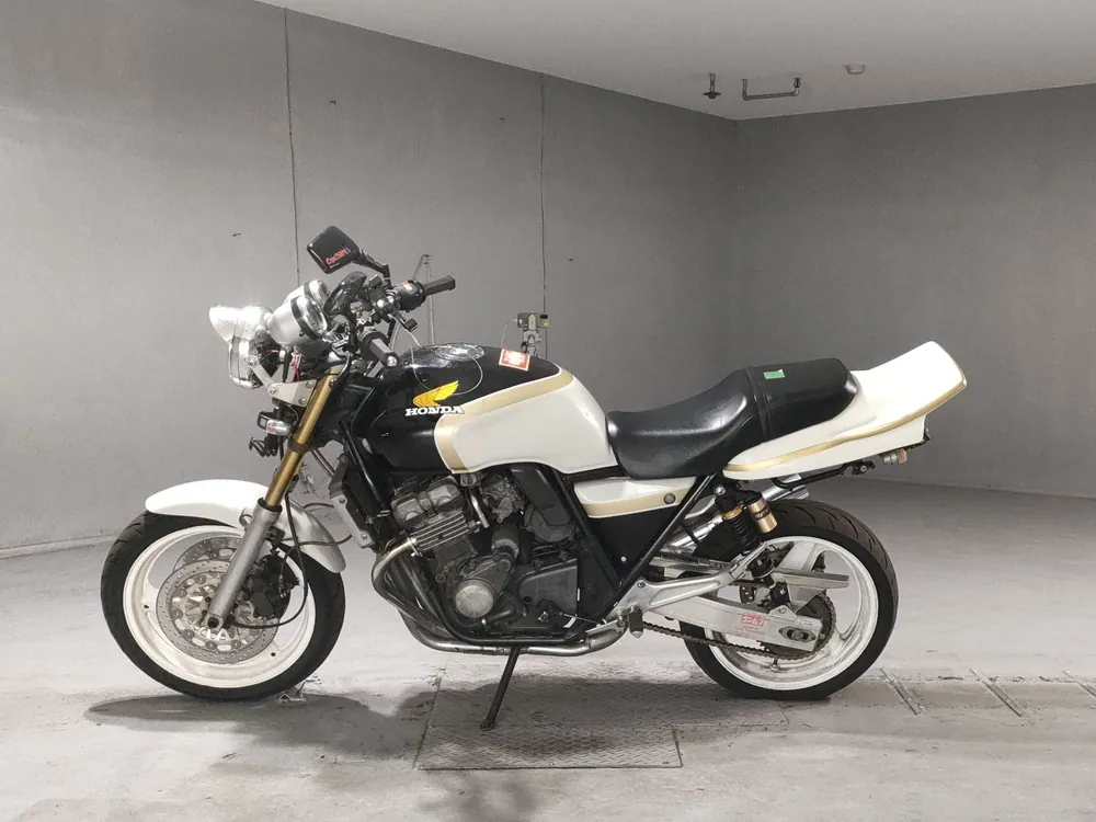 Honda CB400 1994, white/black, фото 2