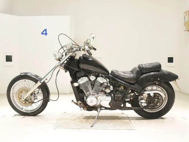 Honda Steed 400 1992, чёрный, фото 2