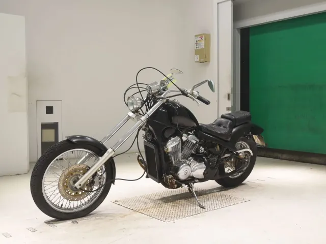 Honda Steed 400 1992, чёрный, фото 4