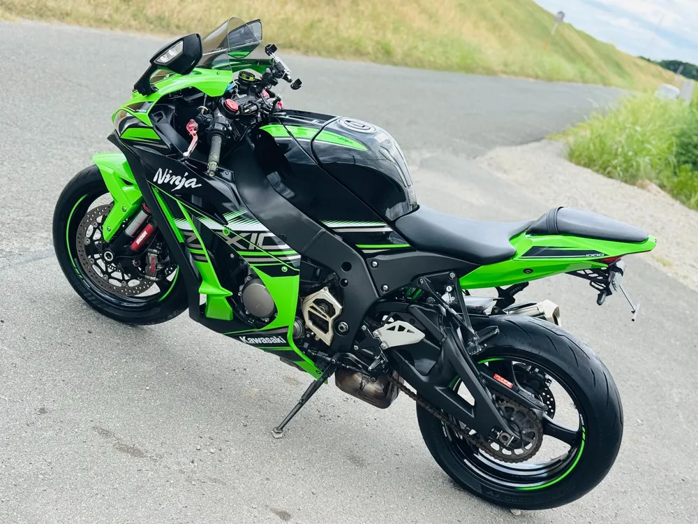 Kawasaki Ninja 1000 2017, lime / black, фото 14