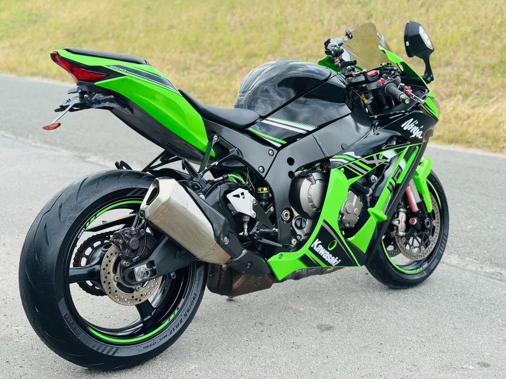 Kawasaki Ninja 1000 2017, lime / black, фото 3