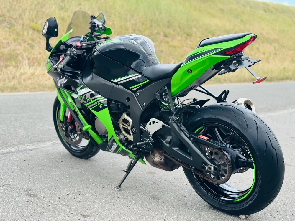 Kawasaki Ninja 1000 2017, lime / black, фото 8