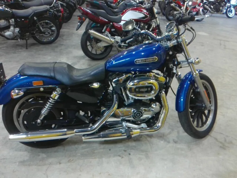 Harley-Davidson XL1200L Sportster 2009, синий, фото 8