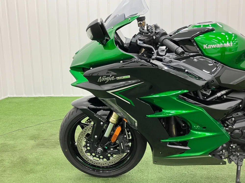 Kawasaki Ninja H2 SX 2023, green / black, фото 15