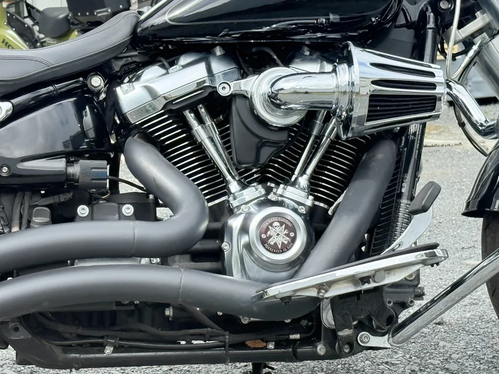 Harley-Davidson FLFBS 2018, чёрный, фото 5