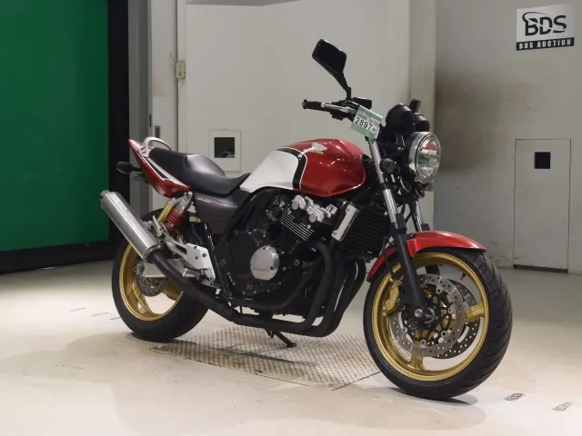 Honda CB400 Super Four 2006, белый, красный, чёрный, фото 3
